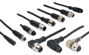 Amphenol LTW M series sensor push-in field-installable connectors, available from PEI-Genesis