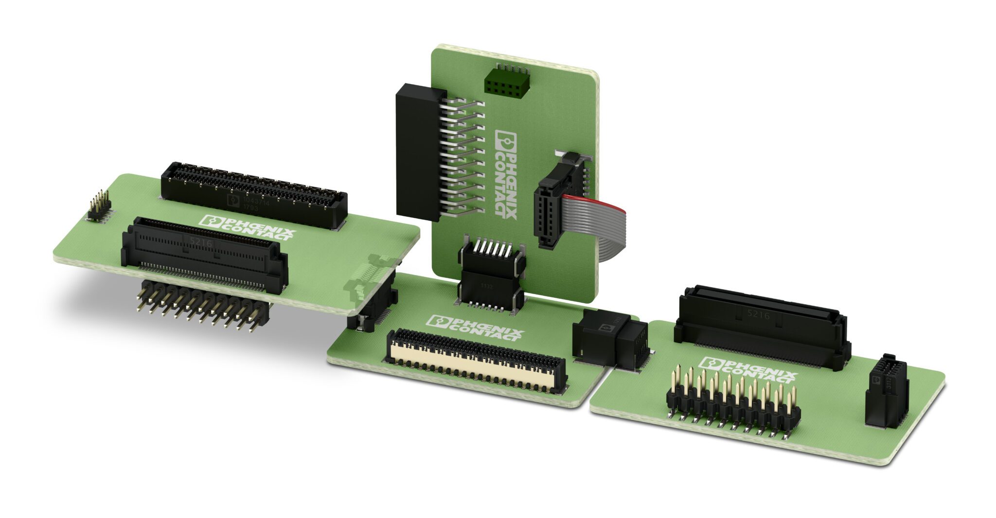 The board-to-board connectors of Phoenix Contact’s FINEPITCH product range