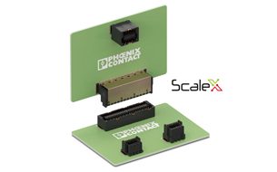 Phoenix Contact’s FP 0,8 series board-to-board connectors