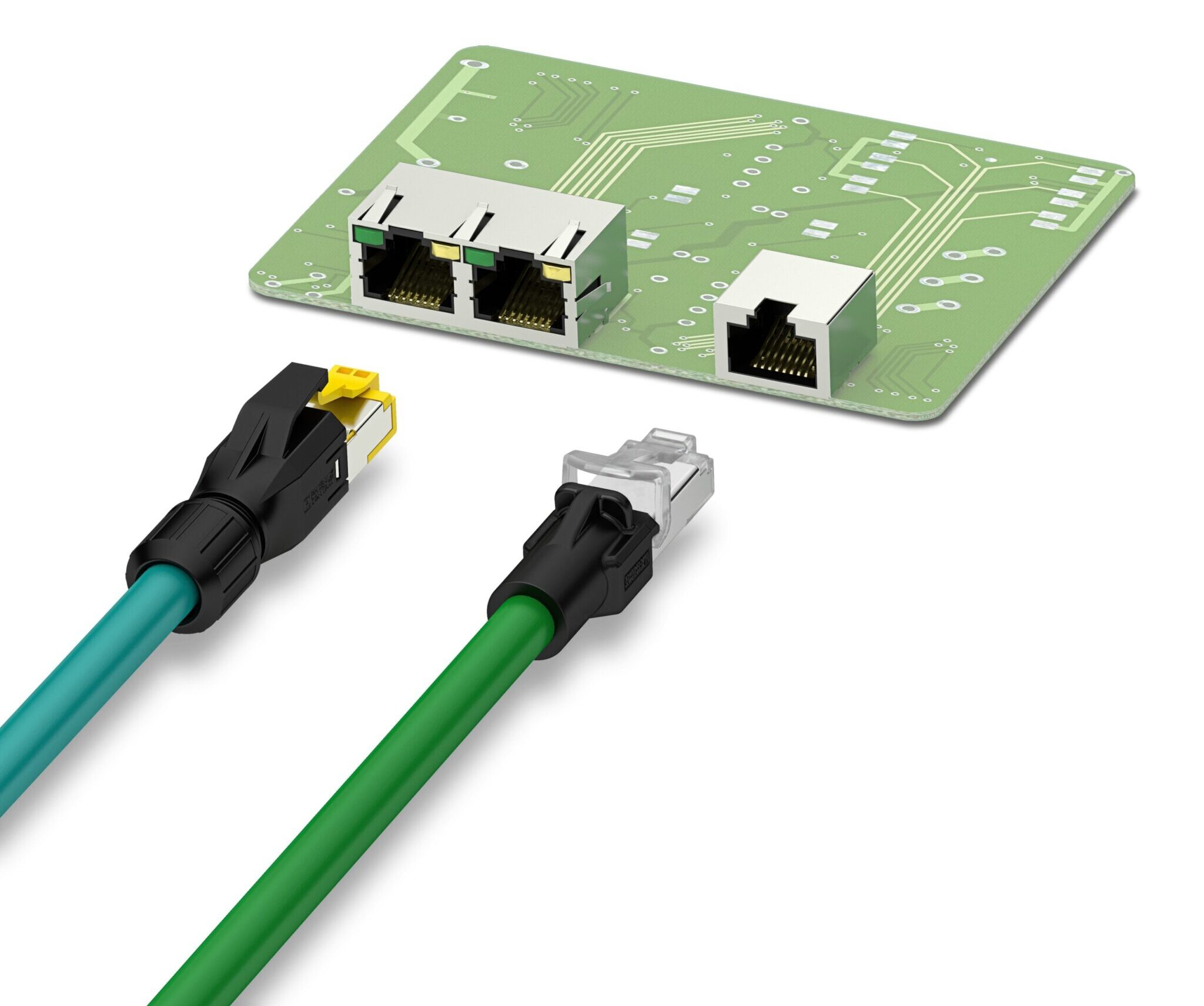 pcb rj45 pin numbers