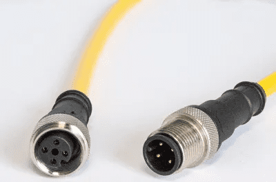 RS supplies HARTING M12 A-Code cable assemblies. 