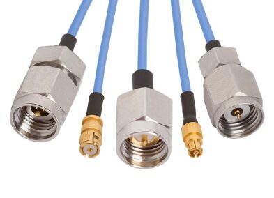Amphenol SV Microwave offers a complete line of fixed length, high frequency cable assemblies