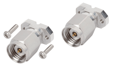 SV Microwave’s high-speed RF/coaxial solderless male edge launch and compression mount connectors