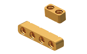 SV Microwave's new line of 2- and 4-port SMP, SMPM, and SMPS PCB connectors