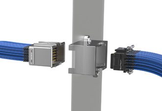 Samtec Inc. released ARJ6 cable-to-cable, high-density panel mount cable assembly