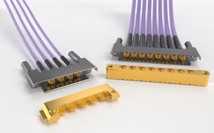 Samtec’s Magnum RF® product line features its SMPM multi-port mated sets 