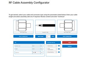 The RF Cable Assembly Configurator from Smiths Interconnect, a Molex company