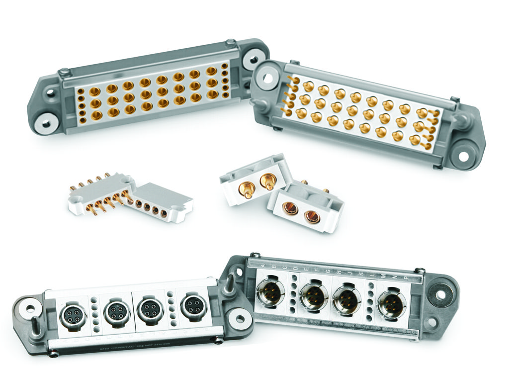 LHS/LHZ Series rack & panel blind mating modular connectors from Smiths Interconnect