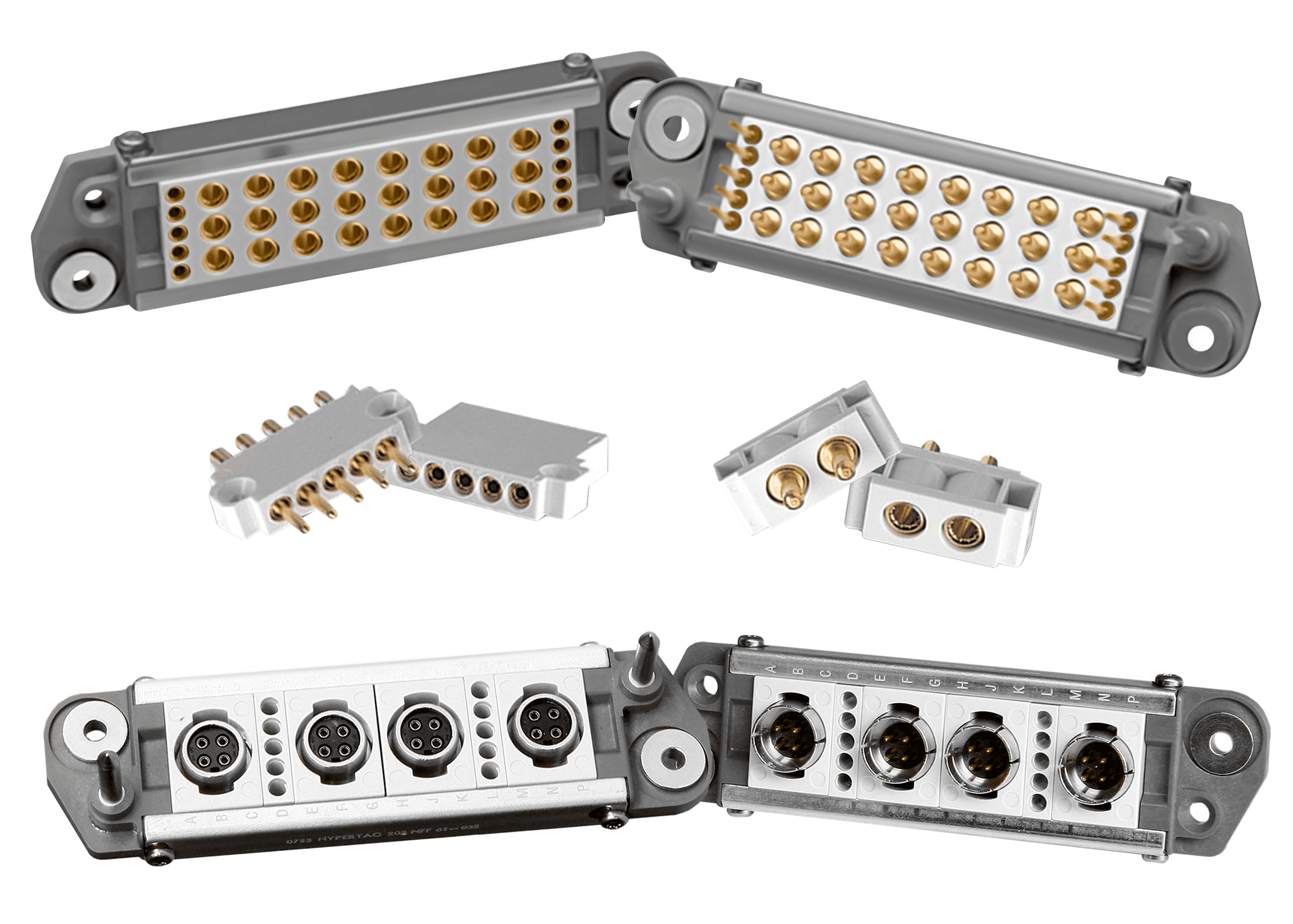 Smiths Interconnect LHS/LHZ Series rack and panel blind mating modular connectors