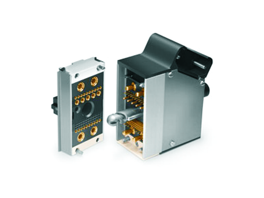 The N Series of mini modular, high density connectors from Smiths Interconnect 