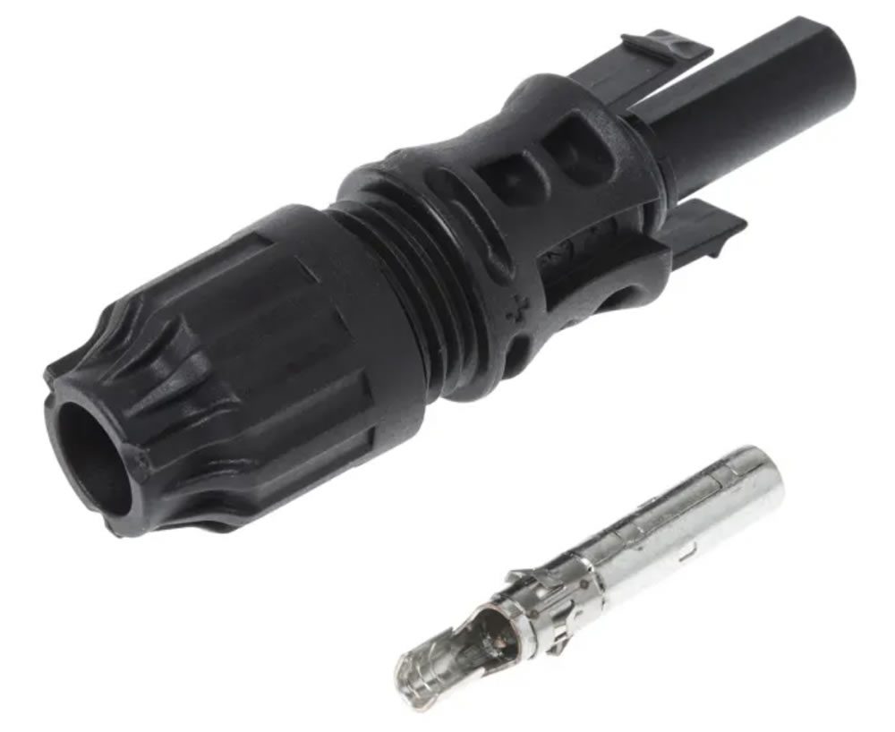 Staübli’s MC4-Evo2 PV connectors, available from RS, are rated for the highest voltage levels on the market: 1500 V DC (IEC) / 1500 V DC (UL), and current levels up to 70 A.
