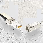 TE Micro SFP+ Connector and Cable Assembly