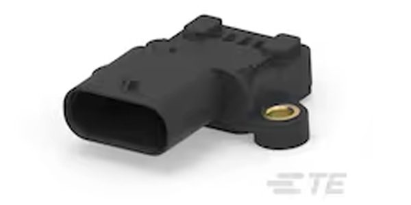 TE Connectivity's custom pedal travel sensor accurately monitors brake pedal movement, ensuring responsive and safe braking by detecting the driver's brake intention. This sensor is integral to the vehicle's braking system, providing crucial data for responsive and safe braking.