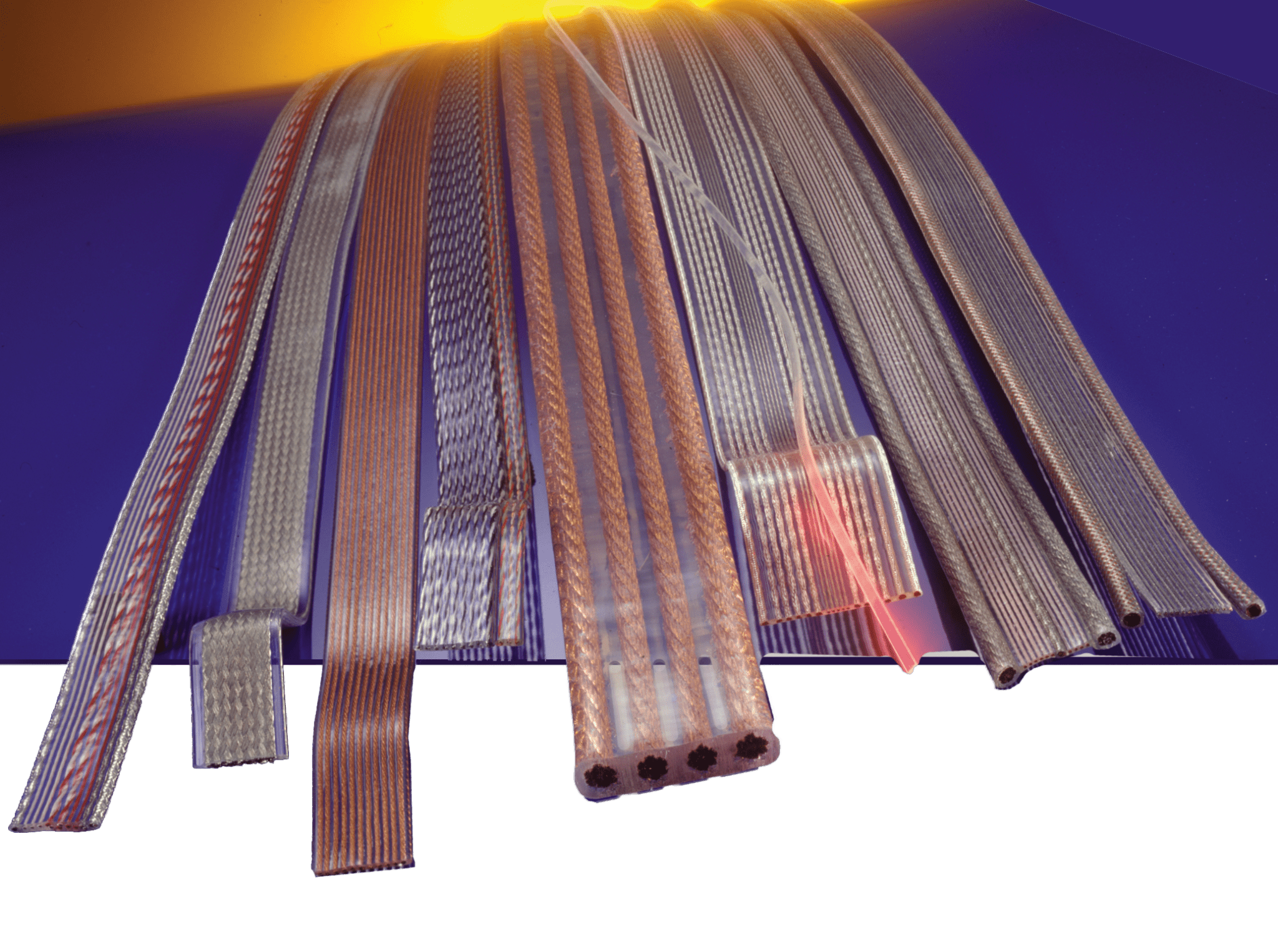 The highly flexible flat cables from Cicoil (a Trexon company)