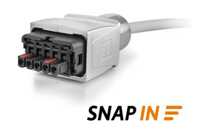 For simple and safe power supply to the control level, Weidmüller’s newly developed PushPull power SNAP IN connectors