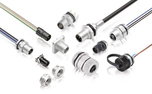 binder offers an extensive M12 panel mount connector portfolio