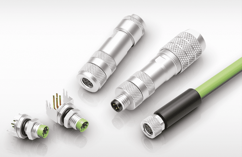 M8 connectors from binder
