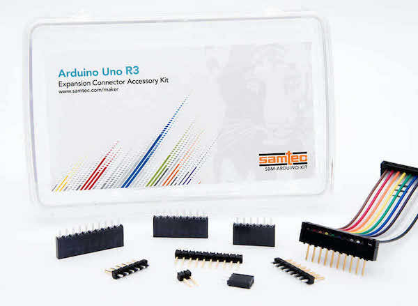 Samtec's Arduino Uno R3 Expansion Connector Accessory Kit allows 