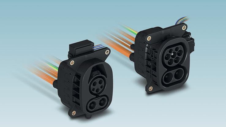 CHARX high-power charging systems inlet